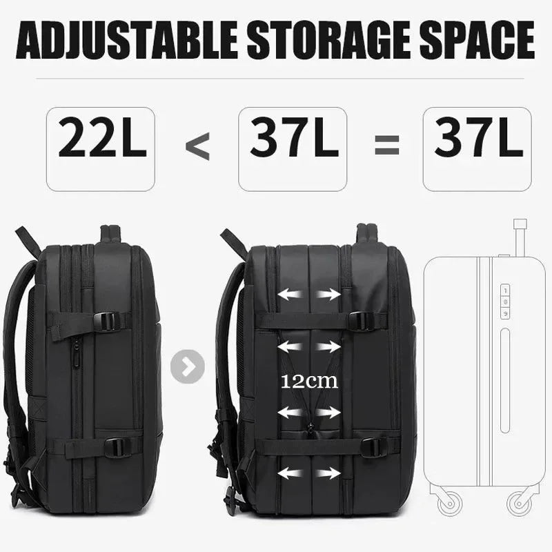 Stylish and Functional Travel Backpack: Ideal for Business, School, and More - Trekker Essentials