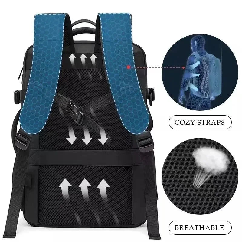 Stylish and Functional Travel Backpack: Ideal for Business, School, and More - Trekker Essentials