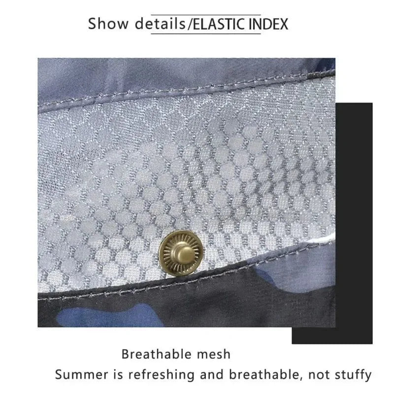 Summer Men's Breathable Sun Hat - Wide Brim UV Protect Fisherman Bucket Hat for Outdoor Activities - Trekker Essentials