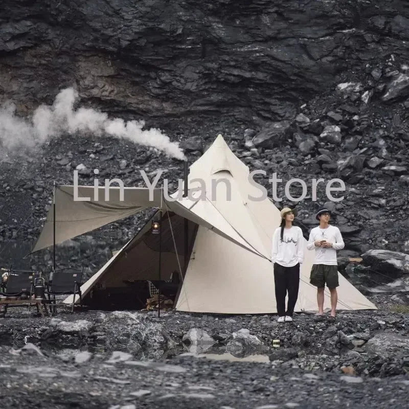 Sunshade Octagonal Pyramid Tent with Snow Skirt - Trekker Essentials