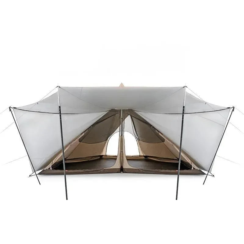 Sunshade Octagonal Pyramid Tent with Snow Skirt - Trekker Essentials