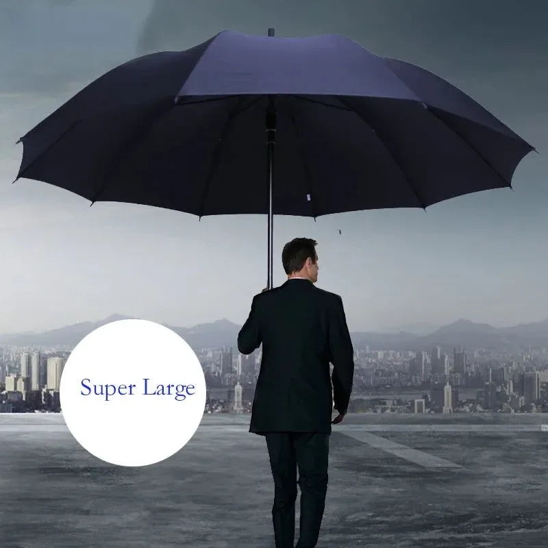 Super Large Folding Umbrella Rain Women Windproof Sunny And Rainy Paraguas Male Double Whole Family Umbrellas UBY28 - Trekker Essentials