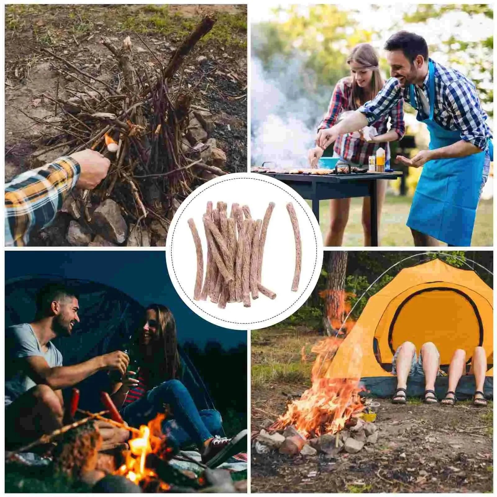 Survival Wick Hemp Cord Camping Lighter - Hemp Fire Starters for Outdoor Adventures - Trekker Essentials