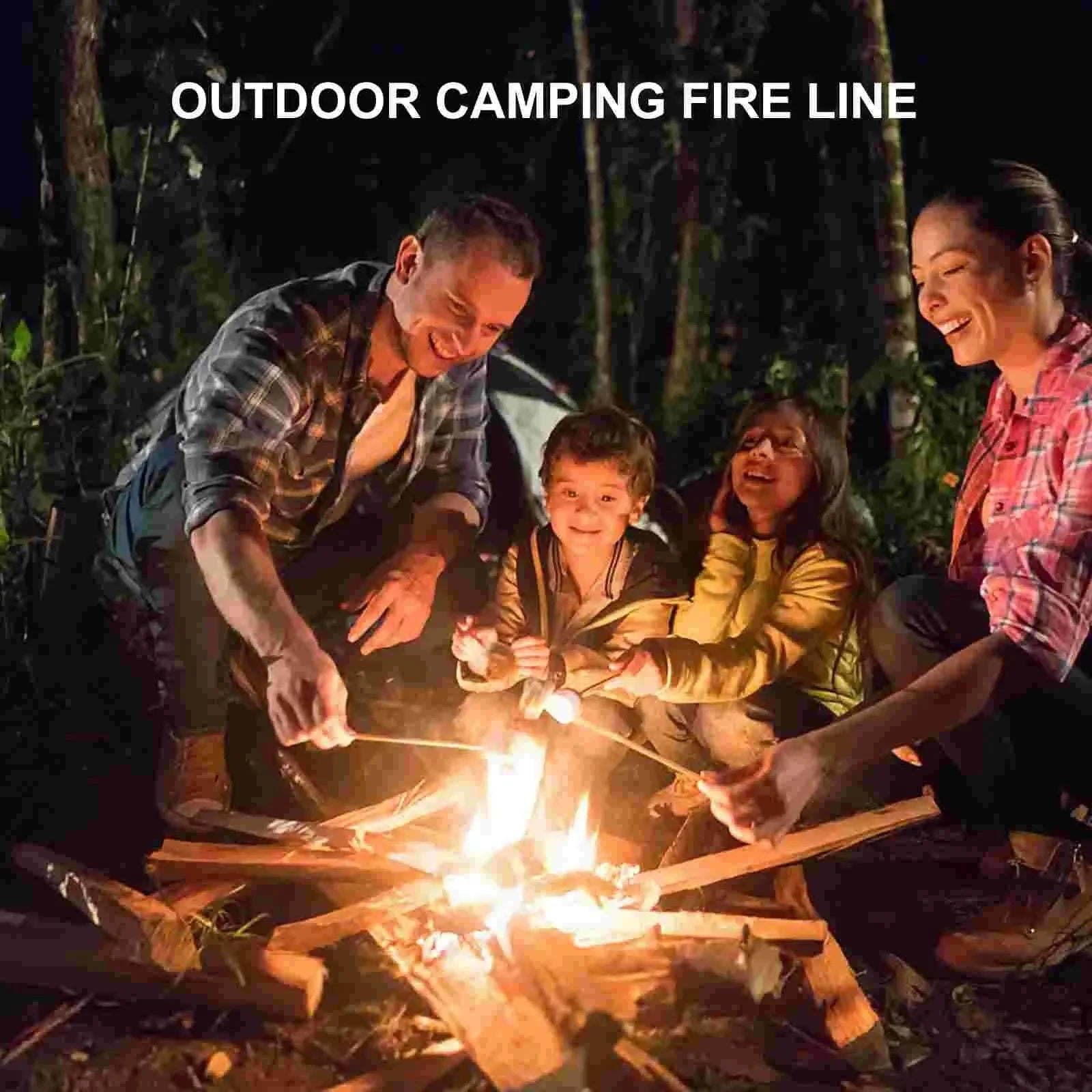 Survival Wick Hemp Cord Camping Lighter - Hemp Fire Starters for Outdoor Adventures - Trekker Essentials
