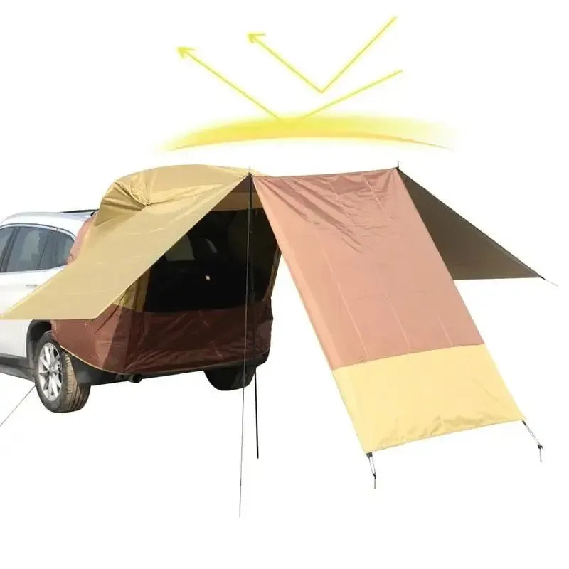 SUV Tent for Camping – Spacious, Waterproof, and Portable Outside Shelter Trailer Tent - Trekker Essentials