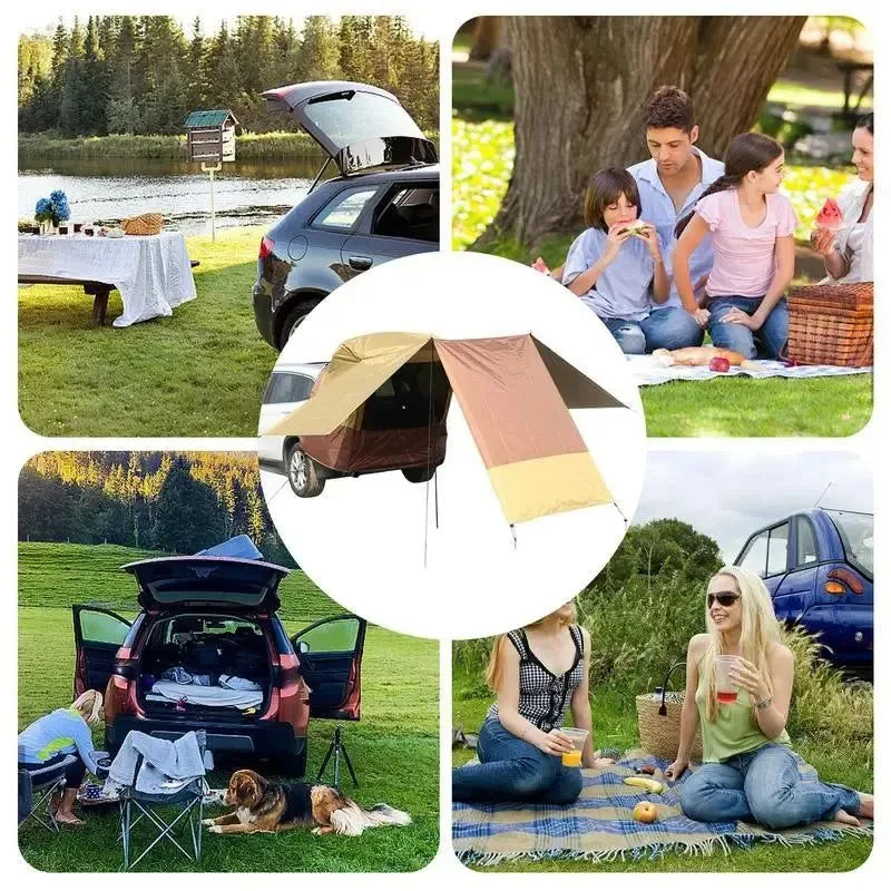 SUV Tent for Camping – Spacious, Waterproof, and Portable Outside Shelter Trailer Tent - Trekker Essentials
