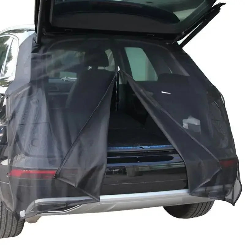SUV Trunk Tailgate Mosquito Net - Breathable Insect-proof UV-proof Curtain - Trekker Essentials