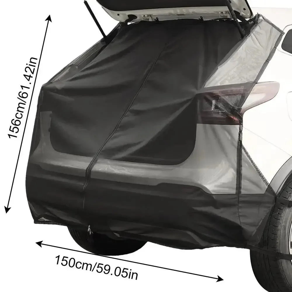 SUV Trunk Tailgate Mosquito Net - Breathable Insect-proof UV-proof Curtain - Trekker Essentials