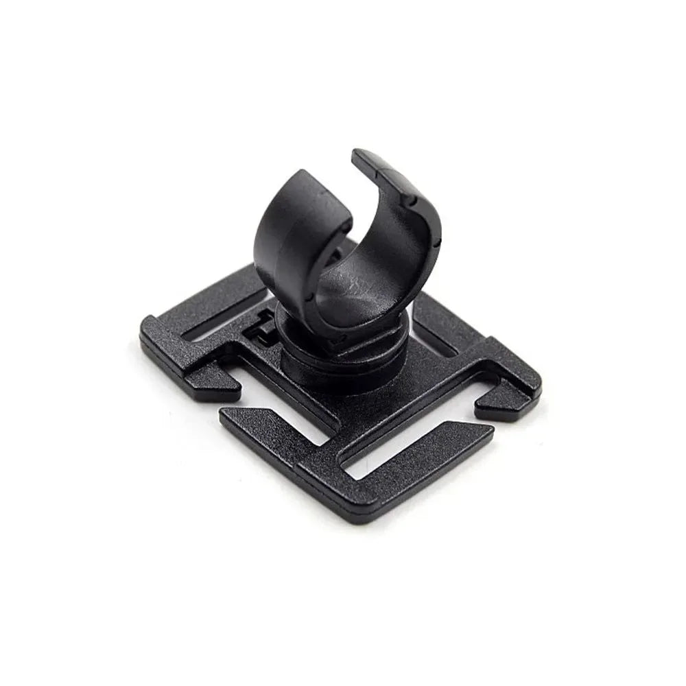Swivel U Ring Flashlight Holder: Versatile Work Backpack Lamp Clip for Hiking and Climbing - Trekker Essentials
