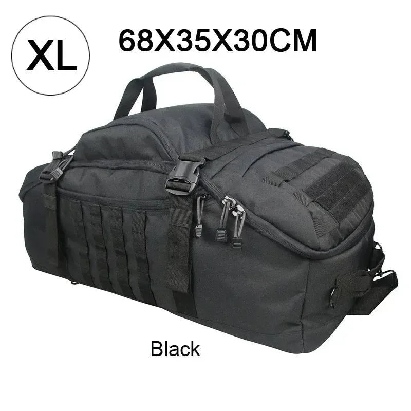 Tactical Backpack Duffle Bag: Versatile Outdoor Camping Gear for Hiking and Travel - Trekker Essentials