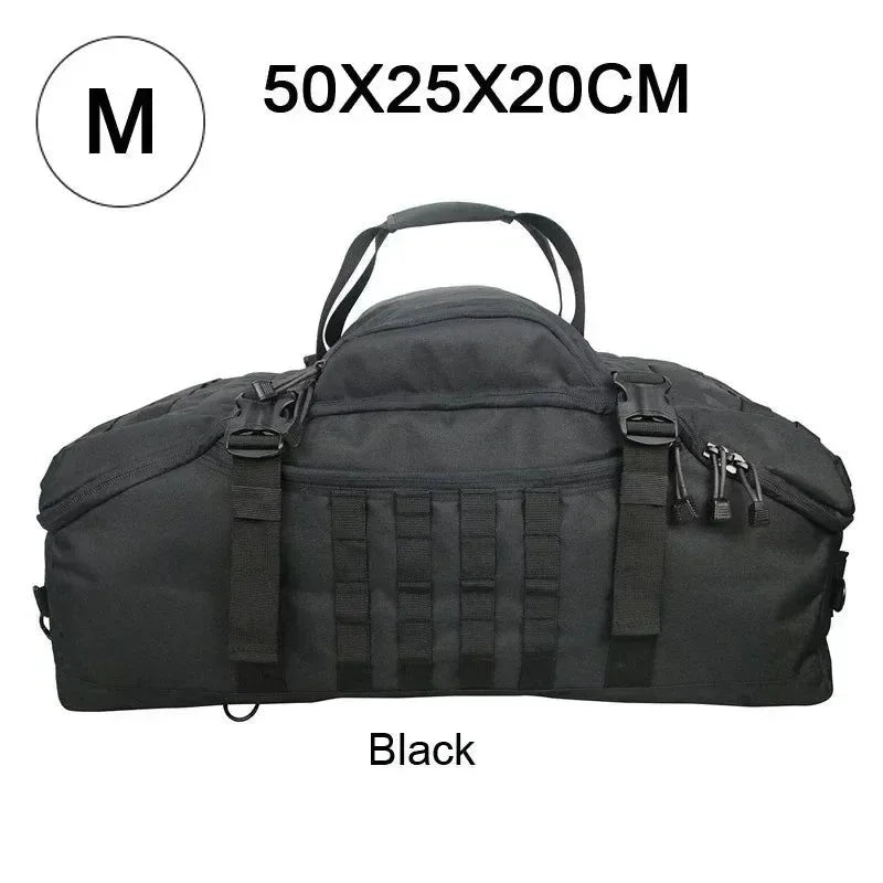 Tactical Backpack Duffle Bag: Versatile Outdoor Camping Gear for Hiking and Travel - Trekker Essentials