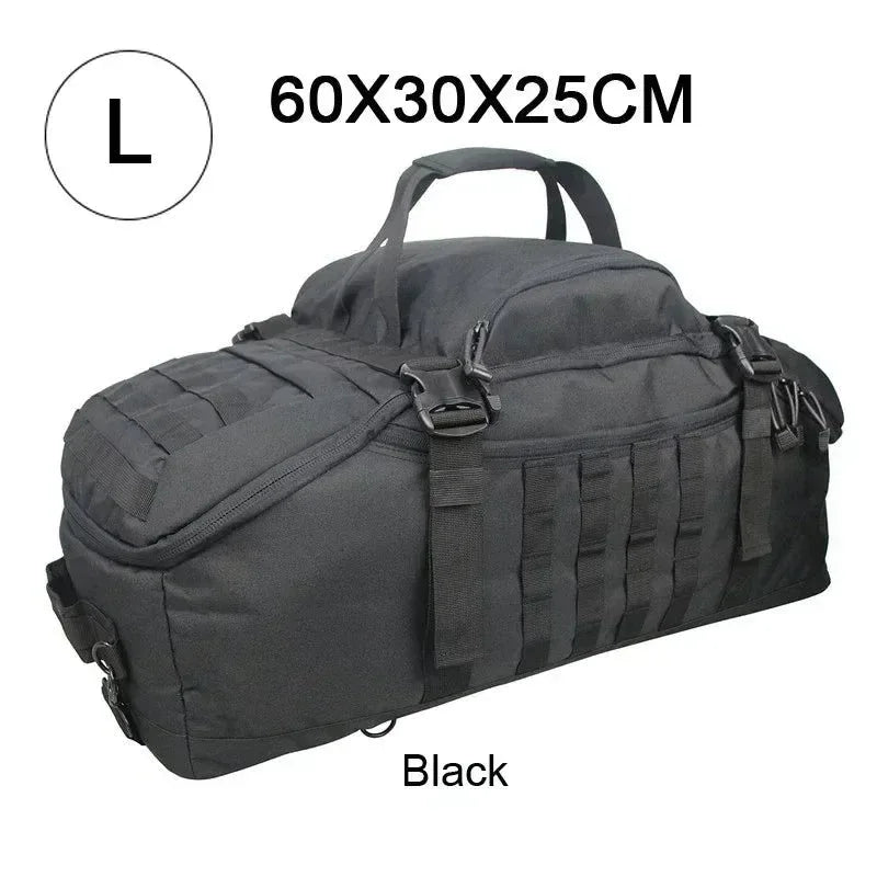 Tactical Backpack Duffle Bag: Versatile Outdoor Camping Gear for Hiking and Travel - Trekker Essentials