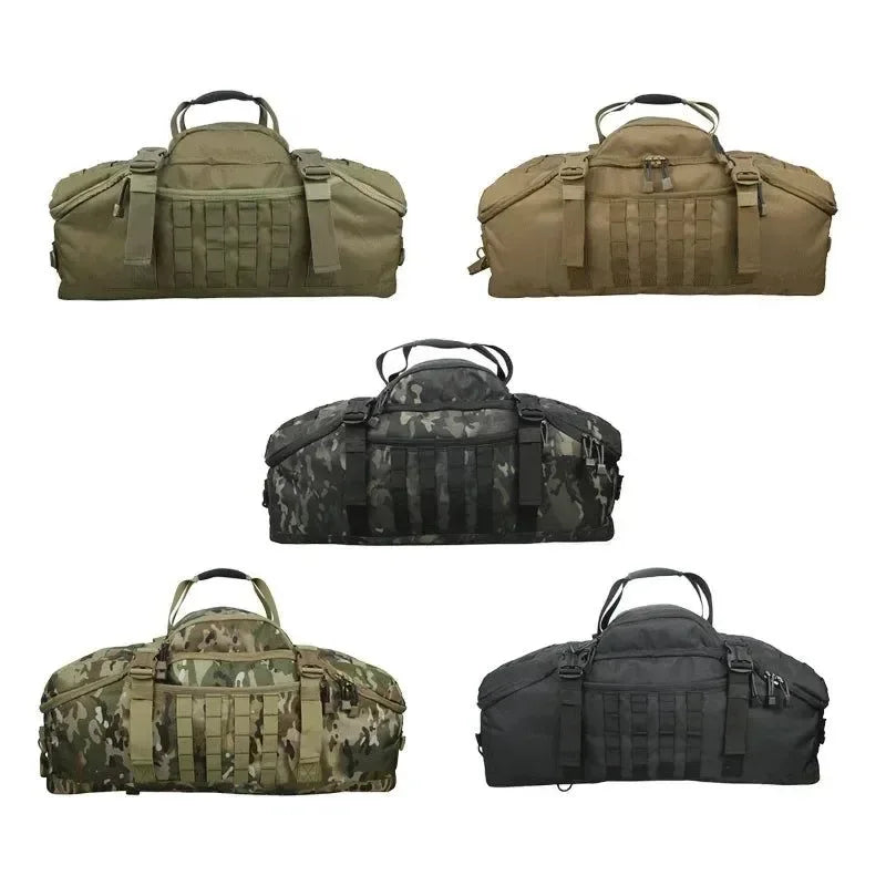 Tactical Backpack Duffle Bag: Versatile Outdoor Camping Gear for Hiking and Travel - Trekker Essentials