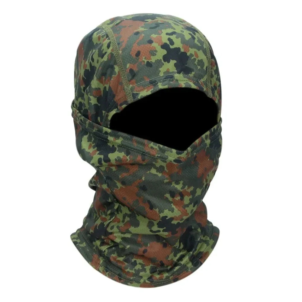 Tactical Camouflage Balaclava Hat - Versatile Outdoor Headgear for Sports and Activities - Trekker Essentials