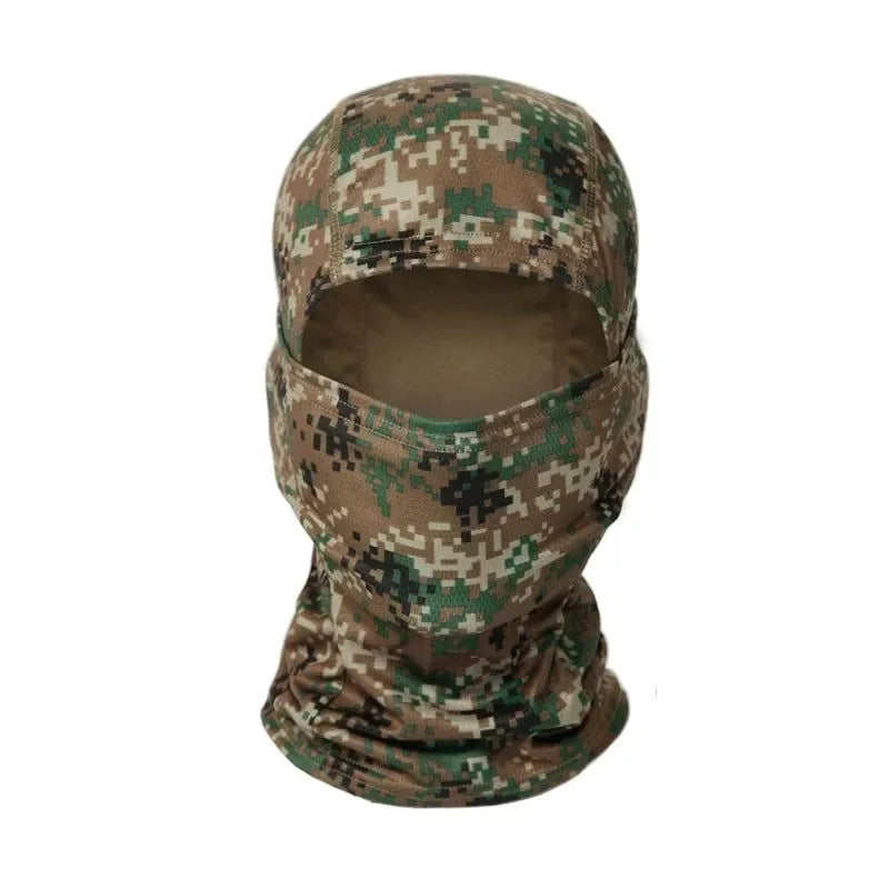 Tactical Camouflage Balaclava Hat - Versatile Outdoor Headgear for Sports and Activities - Trekker Essentials