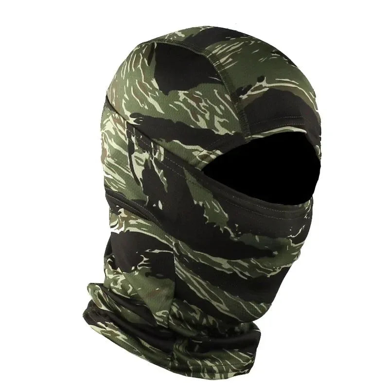 Tactical Camouflage Balaclava Hat - Versatile Outdoor Headgear for Sports and Activities - Trekker Essentials