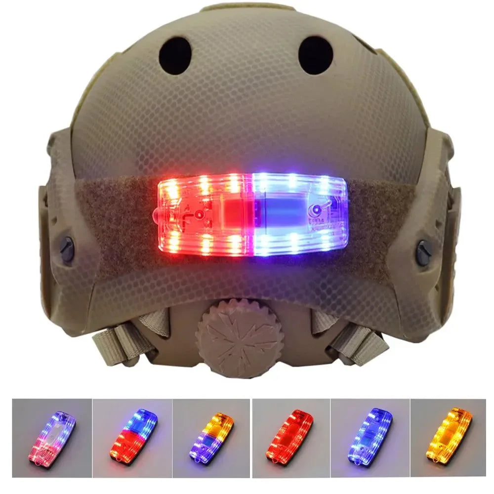 Tactical FAST MICH Helmet Safety Flashing Light Survival Signal Light Cycling Lamp Outdoor Equipment For Hunting Hiking Cycling - Trekker Essentials