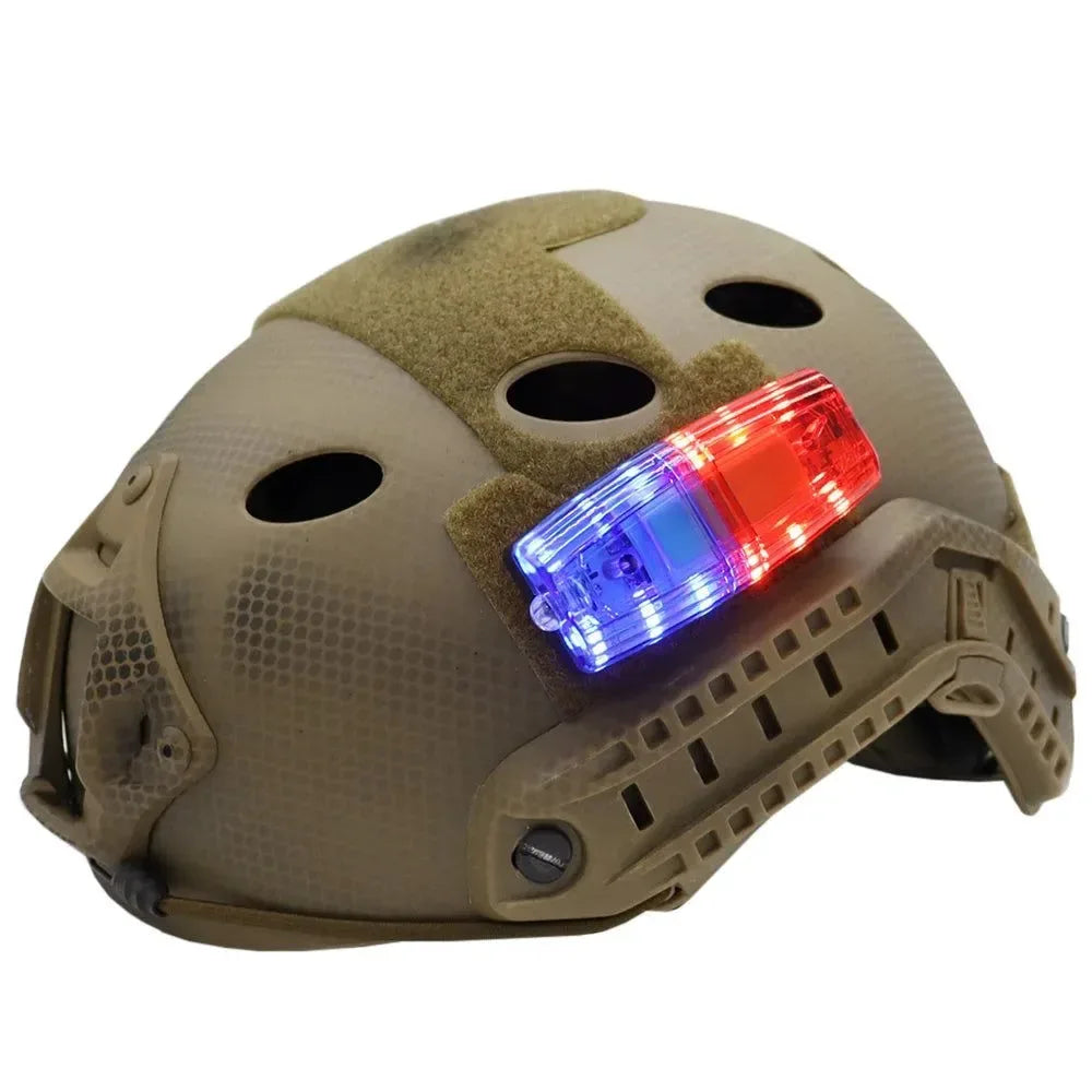 Tactical FAST MICH Helmet Safety Flashing Light Survival Signal Light Cycling Lamp Outdoor Equipment For Hunting Hiking Cycling - Trekker Essentials