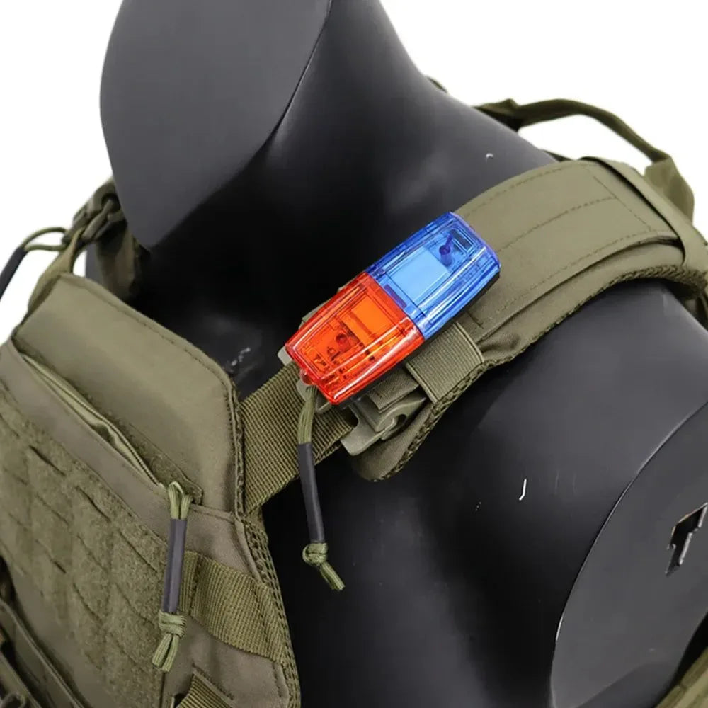Tactical FAST MICH Helmet Safety Flashing Light Survival Signal Light Cycling Lamp Outdoor Equipment For Hunting Hiking Cycling - Trekker Essentials