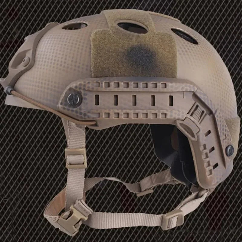 Tactical FAST PJ Type Helmet – Protective Gear for Airsoft, Hunting, and Combat - Trekker Essentials