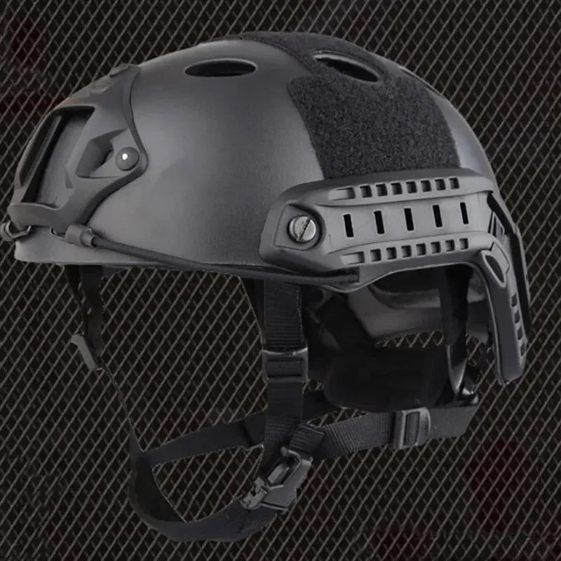 Tactical FAST PJ Type Helmet – Protective Gear for Airsoft, Hunting, and Combat - Trekker Essentials