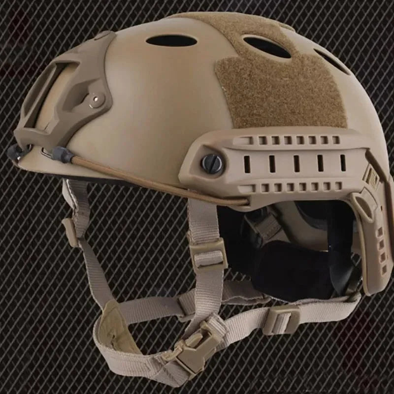 Tactical FAST PJ Type Helmet – Protective Gear for Airsoft, Hunting, and Combat - Trekker Essentials
