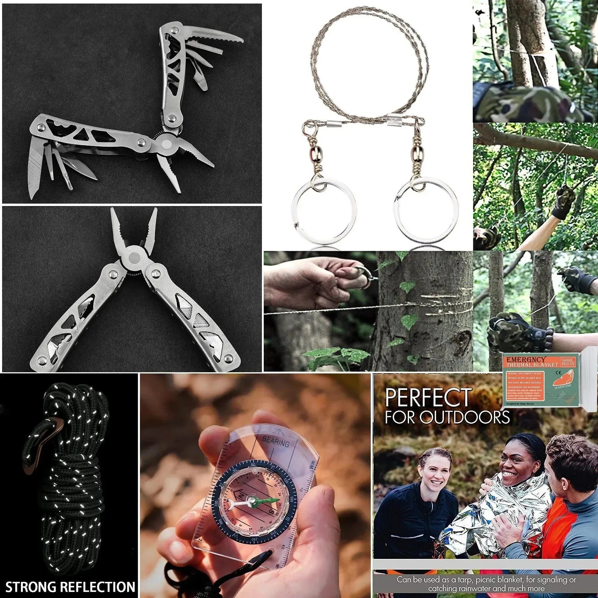 Tactical First Aid Kit - Essential Military Survival Gear for Camping, Self-Defense, and Emergency Medical Care - Trekker Essentials