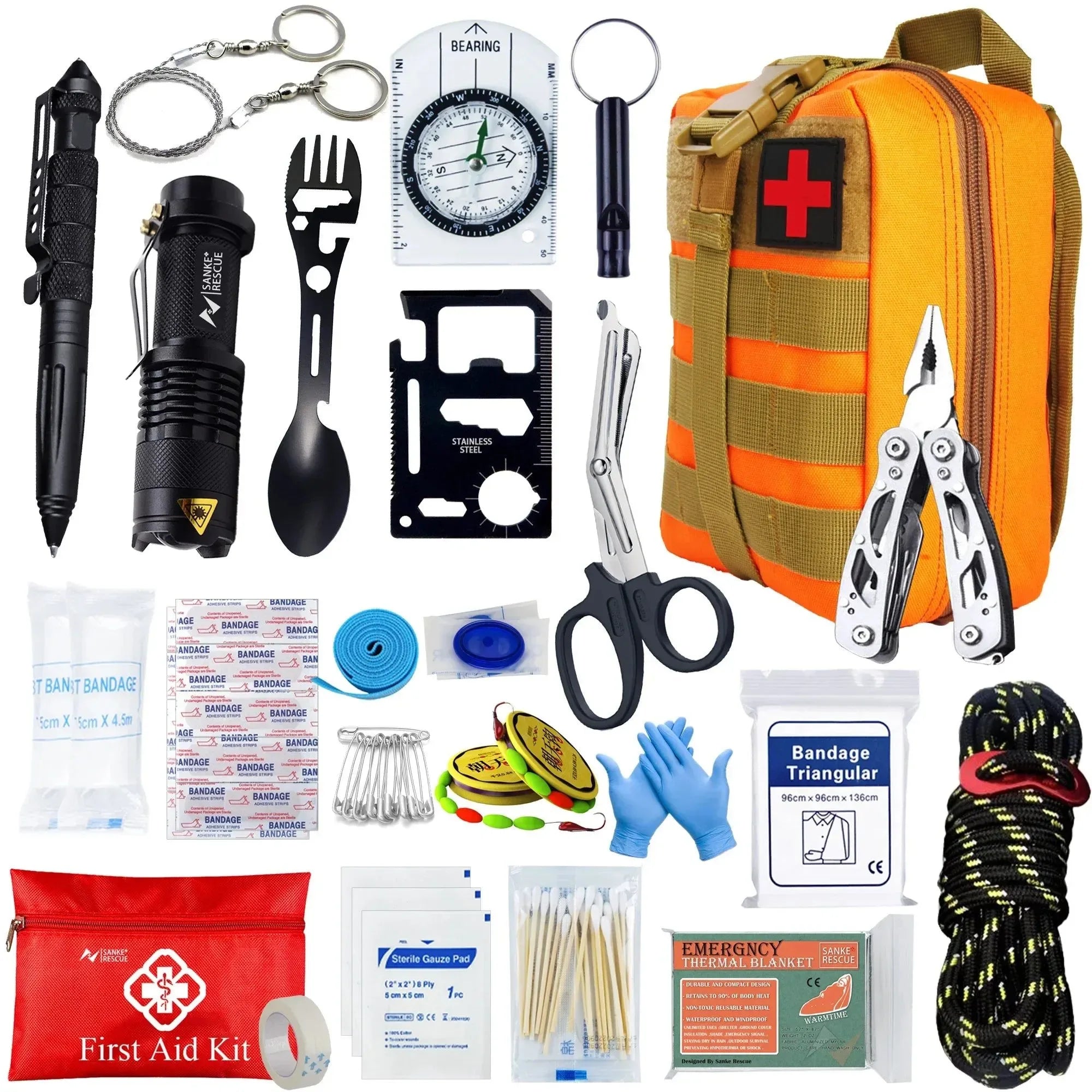 Tactical First Aid Kit – Military-Grade Survival Gear for Camping & Emergency