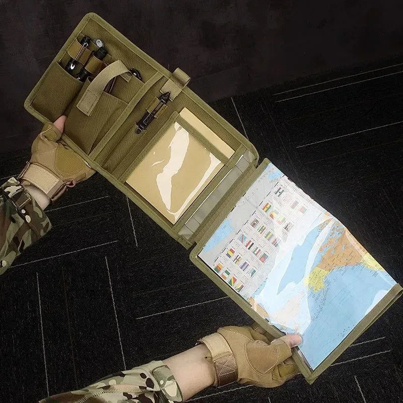 Tactical Map Storage Bag - Foldable Sundries Pouch for Outdoor Adventures - Trekker Essentials
