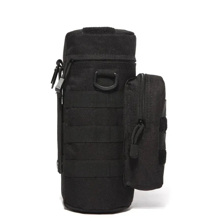 Tactical MOLLE Water Bottle Pouch - Hydration Carrier for Outdoor Adventures - Trekker Essentials