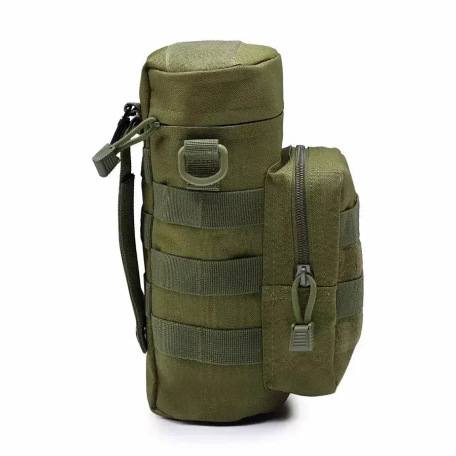 Tactical MOLLE Water Bottle Pouch - Hydration Carrier for Outdoor Adventures - Trekker Essentials