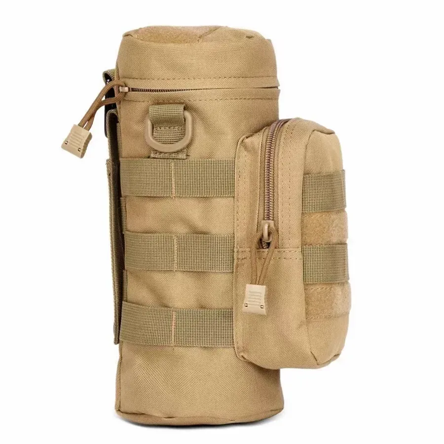 Tactical MOLLE Water Bottle Pouch - Hydration Carrier for Outdoor Adventures - Trekker Essentials