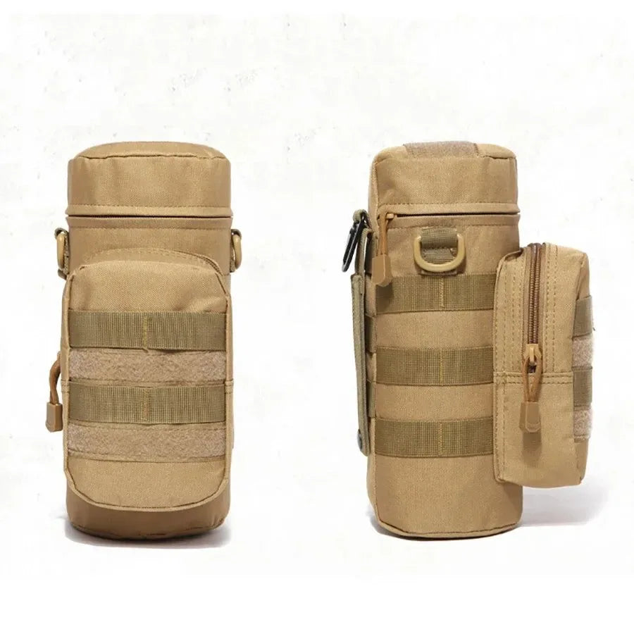 Tactical MOLLE Water Bottle Pouch - Hydration Carrier for Outdoor Adventures - Trekker Essentials