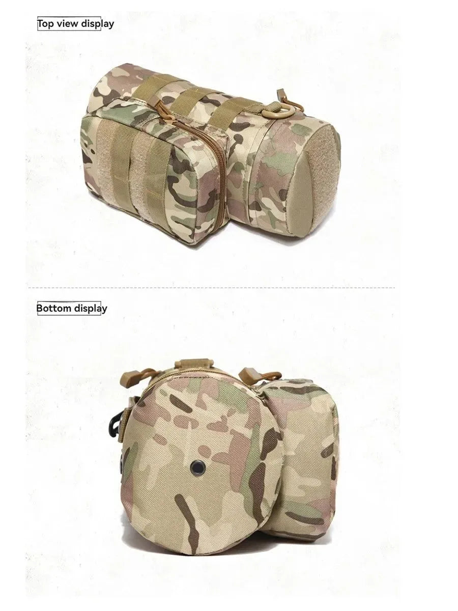 Tactical MOLLE Water Bottle Pouch - Hydration Carrier for Outdoor Adventures - Trekker Essentials