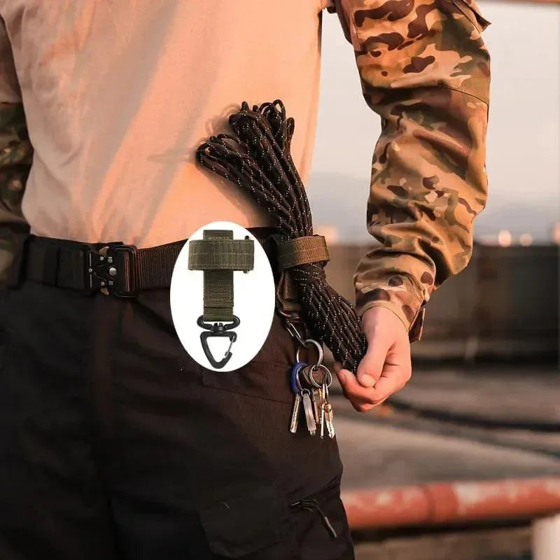 Tactical Nylon Webbing Glove Buckle - Essential for Military Enthusiasts and Outdoor Activities - Trekker Essentials