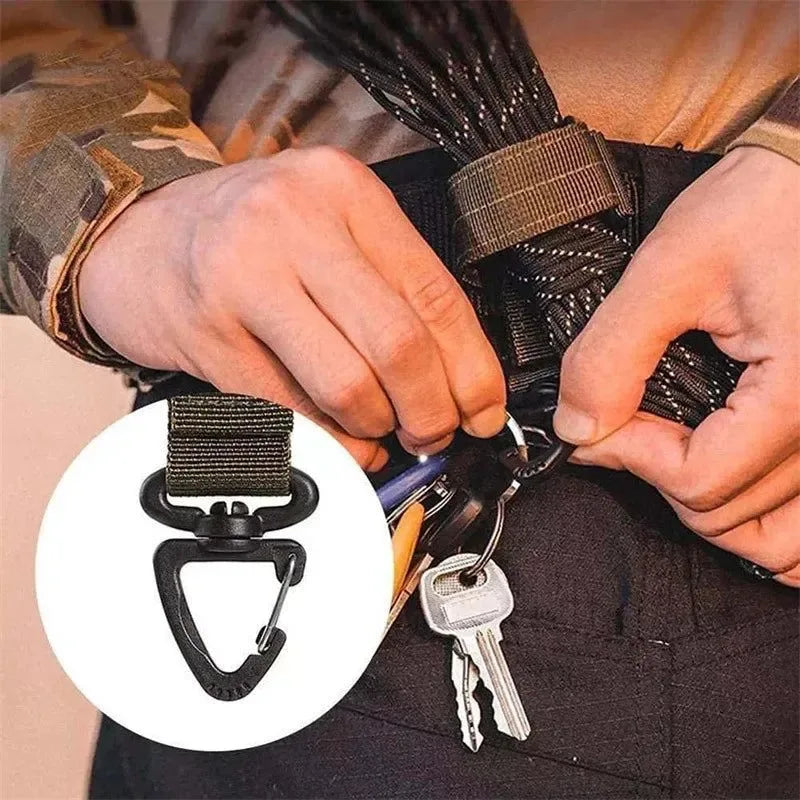 Tactical Nylon Webbing Glove Buckle - Essential for Military Enthusiasts and Outdoor Activities - Trekker Essentials