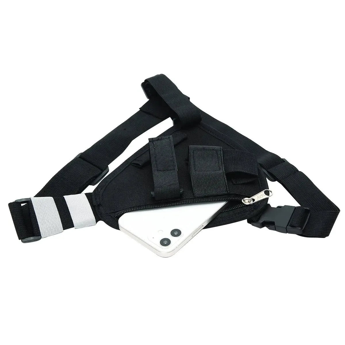 Tactical Radio Chest Harness Vest - Nylon Pack Bag for Walkie Talkies BF-888S and UV-5R - Trekker Essentials