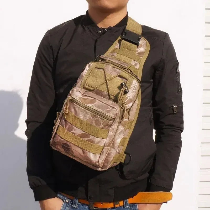 Tactical Shoulder Backpack - Waterproof Outdoor Sling Bag for Hiking and Camping - Trekker Essentials