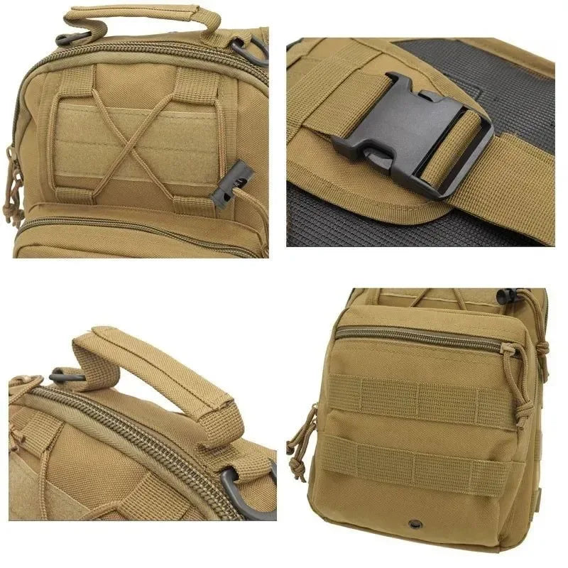 Tactical Shoulder Backpack - Waterproof Outdoor Sling Bag for Hiking and Camping - Trekker Essentials