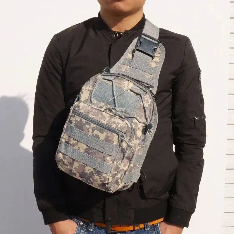 Tactical Shoulder Backpack - Waterproof Outdoor Sling Bag for Hiking and Camping - Trekker Essentials