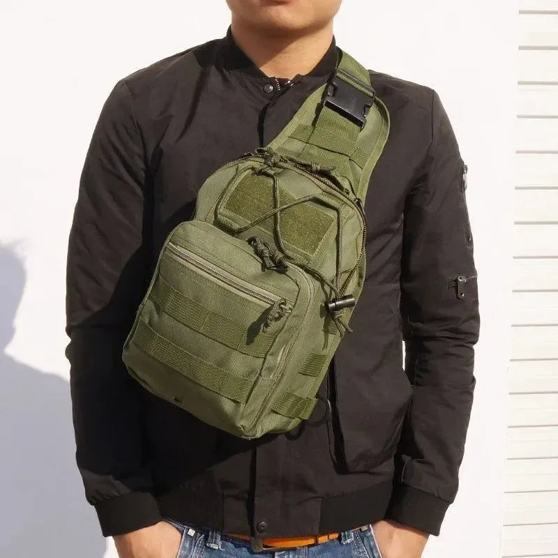 Tactical Shoulder Backpack - Waterproof Outdoor Sling Bag for Hiking and Camping - Trekker Essentials