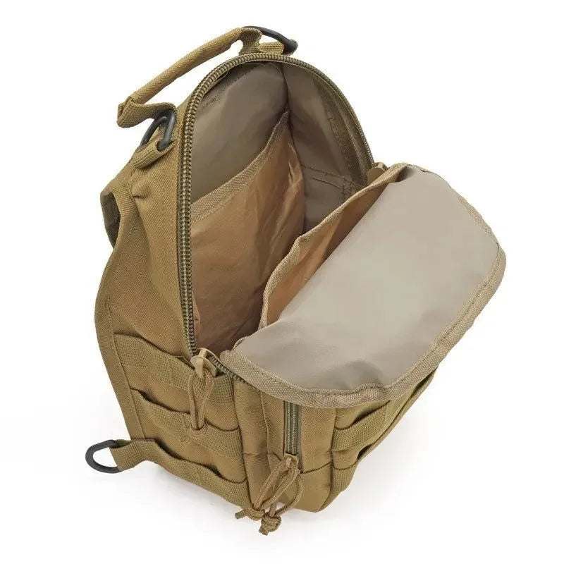 Tactical Shoulder Backpack - Waterproof Outdoor Sling Bag for Hiking and Camping - Trekker Essentials