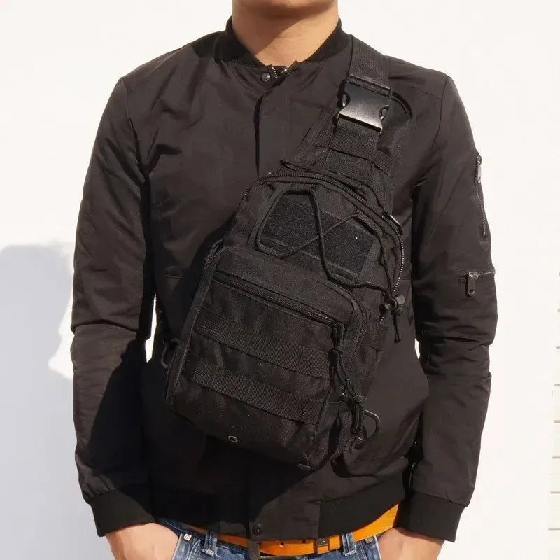 Tactical Shoulder Backpack - Waterproof Outdoor Sling Bag for Hiking and Camping - Trekker Essentials