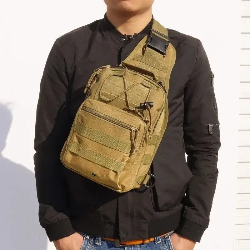 Tactical Shoulder Backpack - Waterproof Outdoor Sling Bag for Hiking and Camping - Trekker Essentials