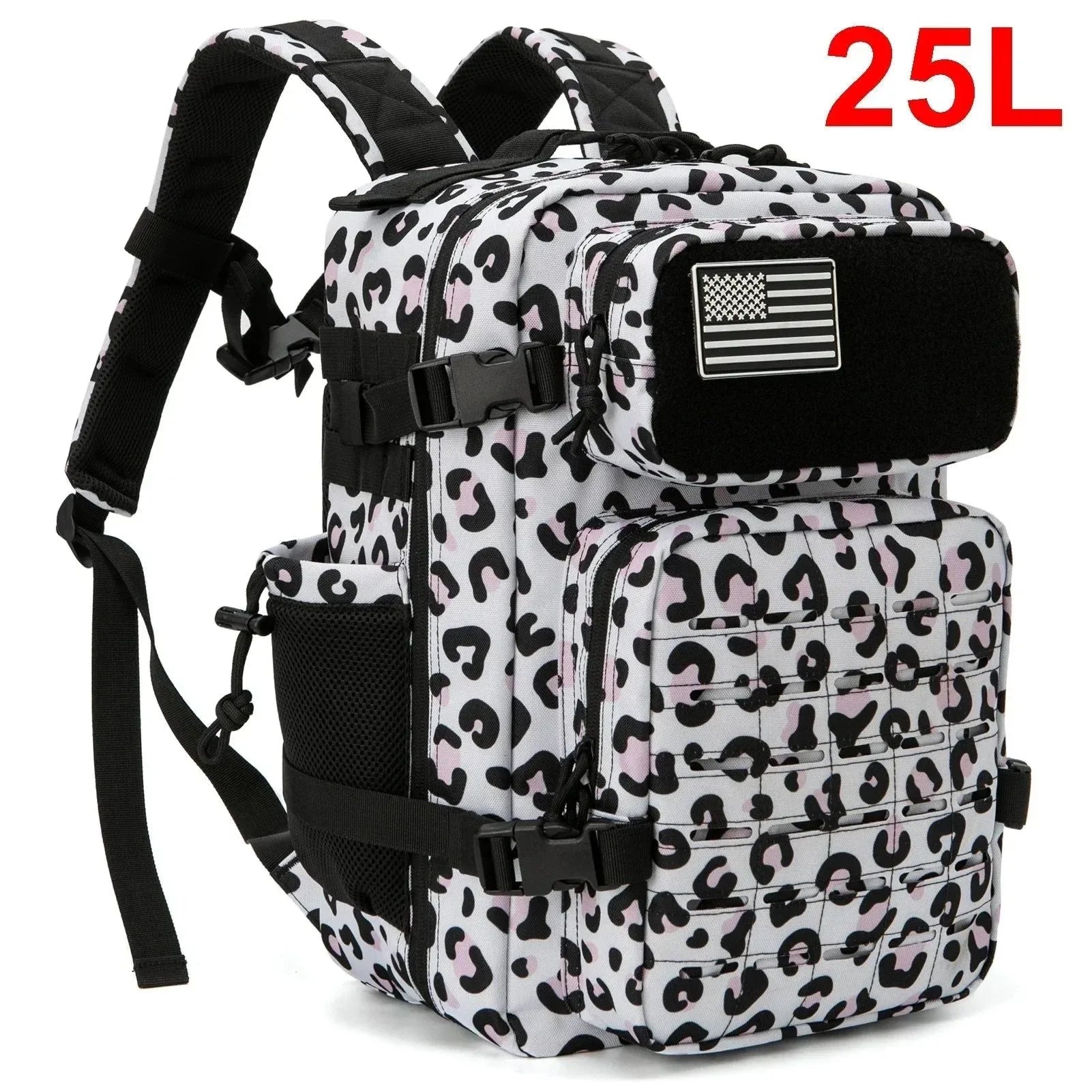 Tactical Survival Backpack - Small School Rucksack with Bottle Holder for Men - Trekker Essentials