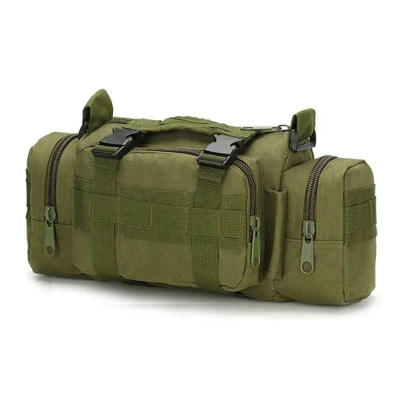 Tactical Waist Fanny Pack: Military Waterproof Cross-body Sling Bag for Men - Ideal for Hiking, Climbing, Fishing, and Camping - Trekker Essentials