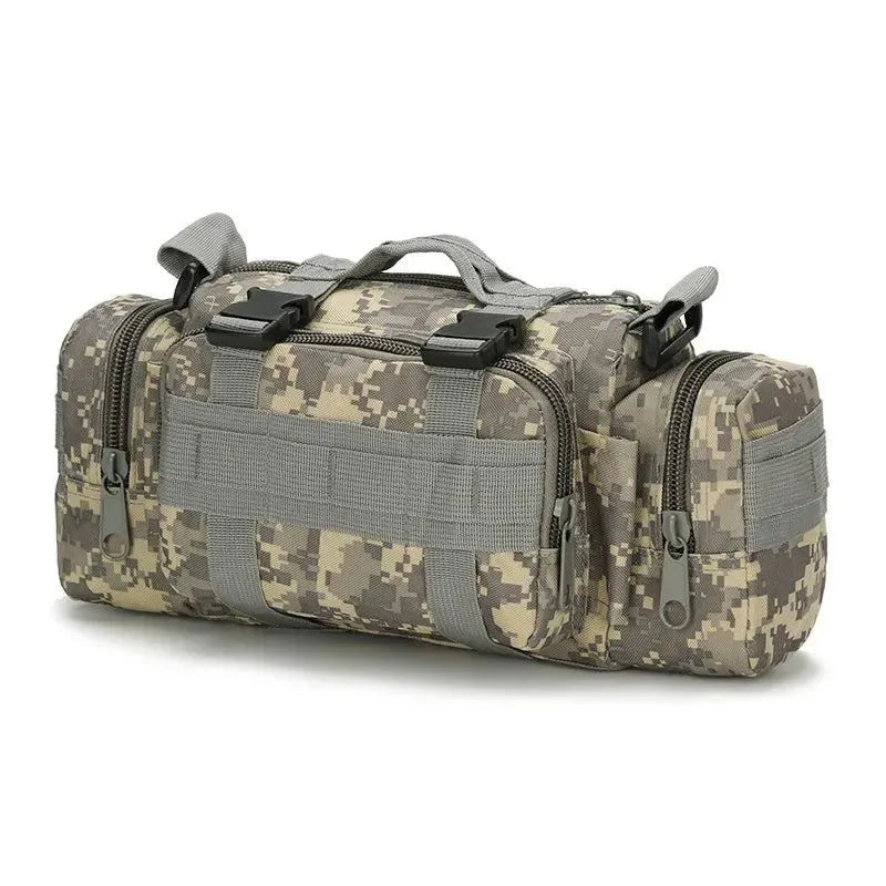 Tactical Waist Fanny Pack: Military Waterproof Cross-body Sling Bag for Men - Ideal for Hiking, Climbing, Fishing, and Camping - Trekker Essentials