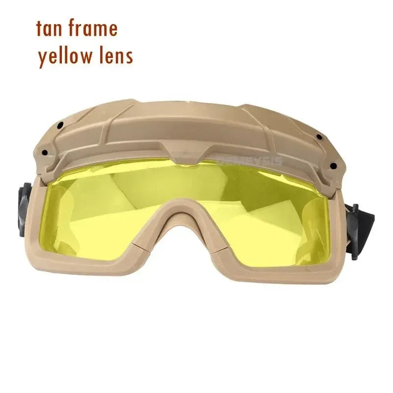 Tactical Windproof Anti-Fog Goggles – Airsoft Paintball Protection for Helmets - Trekker Essentials