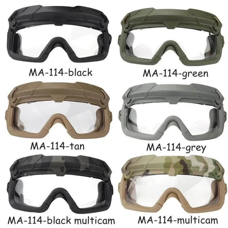 Tactical Windproof Anti-Fog Goggles – Airsoft Paintball Protection for Helmets - Trekker Essentials