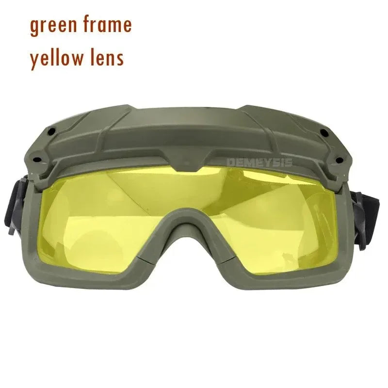 Tactical Windproof Anti-Fog Goggles – Airsoft Paintball Protection for Helmets - Trekker Essentials